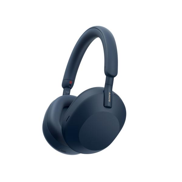 Sony WH-1000XM5 Cuffie wireless con Noise Cancelling, durata della batteria di 30 ore, Bluetooth, ottimizzate per Alexa e Google Assistant, IOS e Android con microfono integrato, Blu Notte (Sony WH-1