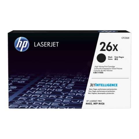 Toner alta capacità 26X HP nero CF226X