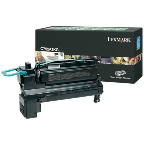 Toner return program Lexmark nero C780A1KG