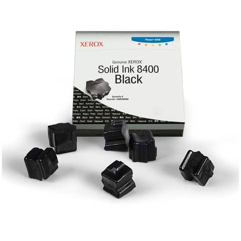 Stick solid ink Xerox nero Conf. 6 - 108R00608