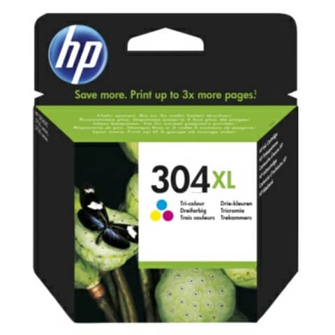 Cartuccia inkjet 304XL HP 3 colori N9K07AE