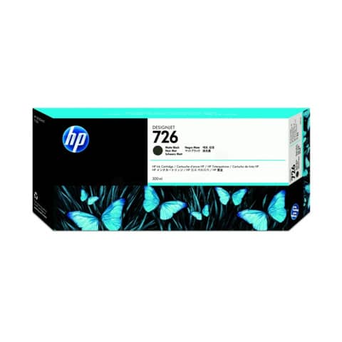Cartuccia inkjet 726 HP nero opaco CH575A