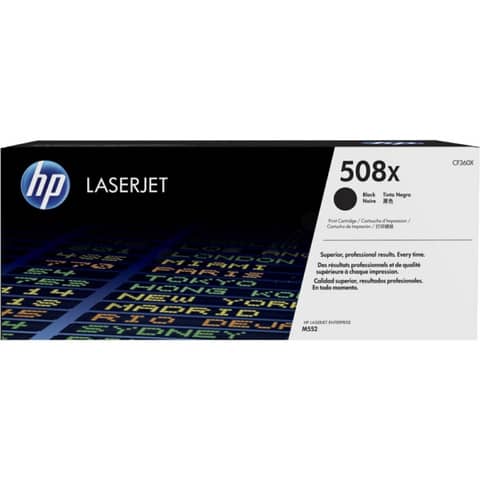 Toner alta capacità 508X HP nero CF360X