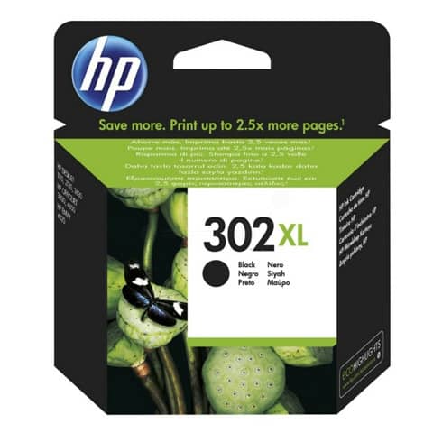 Cartuccia inkjet alta resa 302XL HP nero F6U68AE