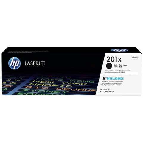 Toner alta capacità 201X HP nero CF400X
