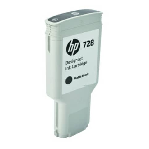 Cartuccia inkjet alta capacità 728 HP nero opaco F9J68A
