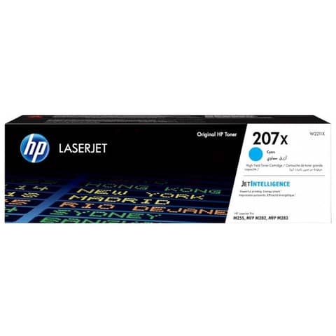 Toner HP 207X ciano W2211X