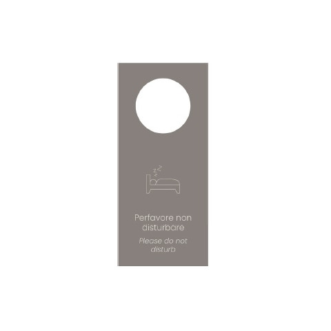 Cartellini per porta ''Don't disturb'' Ristocart in carta usomano conf. 250 pz 20x7 cm - DNT001250