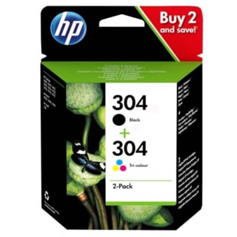 Cartuccia inkjet 304 combo 2-pack HP HP 3JB05AE