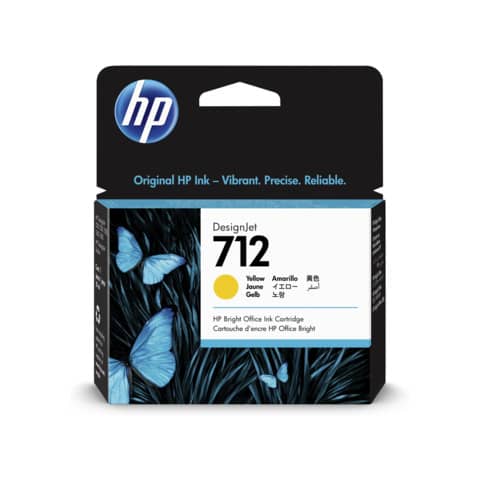 Cartuccia HP Ink 712 - 29 ml giallo 3ED69A