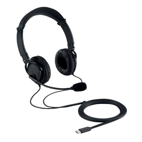 Cuffie Hi-Fi USB-C - con microfono Kensington nero K97457WW