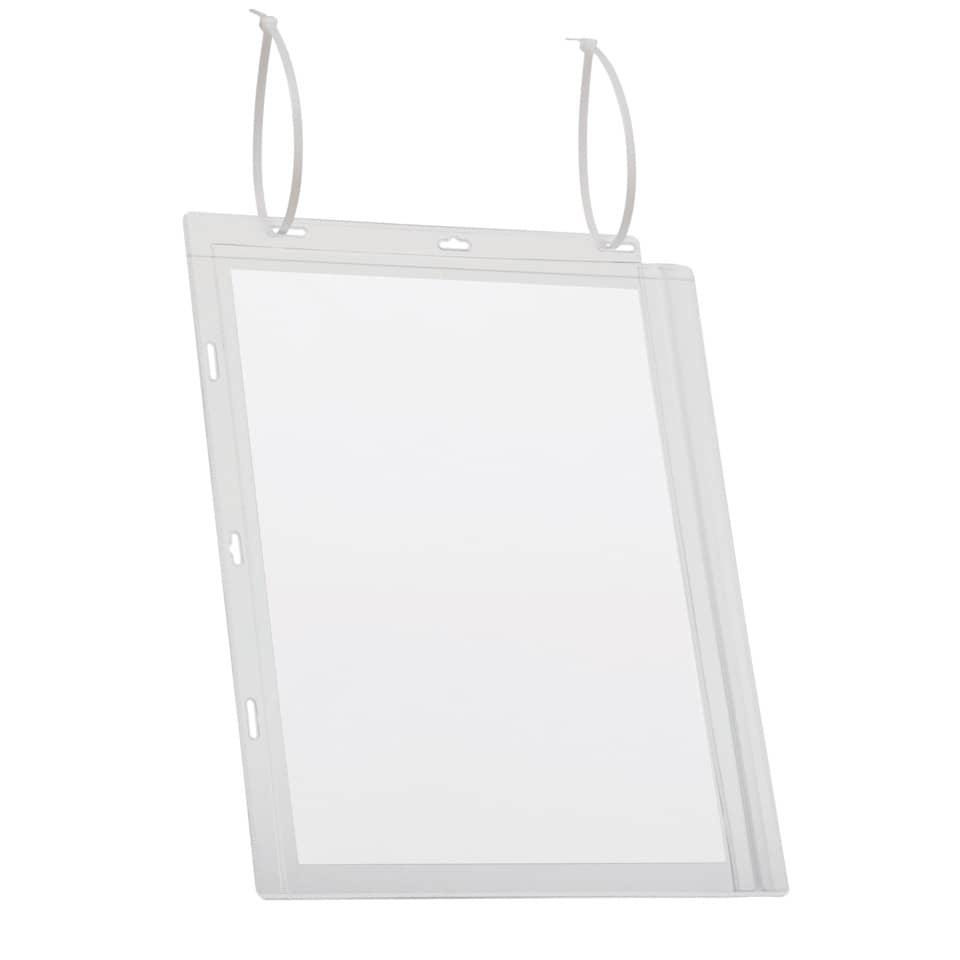 Buste impermeabili con fascette DURABLE A4 trasparenti - conf. 5 pezzi - 5027-19 - Image 3