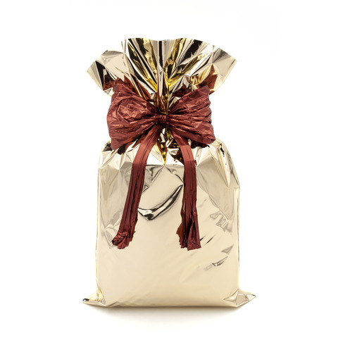 Buste regalo metallizzate Italpak - formato 70x100 cm - conf. 25 pz oro X007019701000