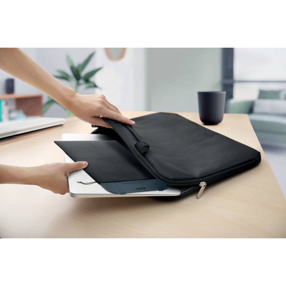 Supporto per laptop regolabile ultrapiatto in alluminio Leitz Ergo grigio scuro - 300x10x210 mm - 63460089 - Image 5