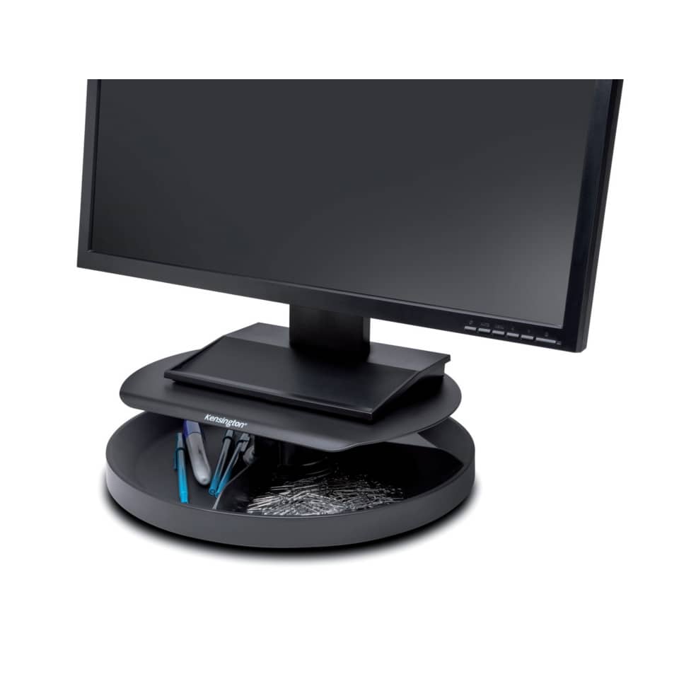 Supporto per monitor Kensington SmartFit™ Spin2 con vassoio rotante di 360° nero - K52787WW - Image 3