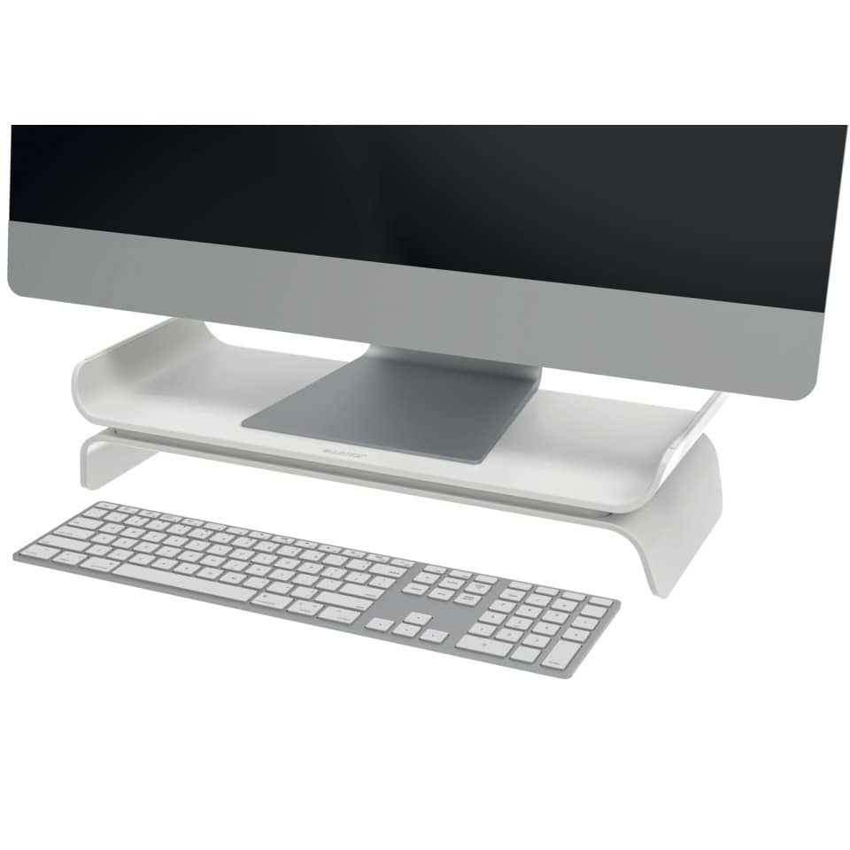 Supporto per monitor regolabile a 2 altezze Leitz Ergo grigio chiaro - 209x112x438 mm - 65040085 - Image 4
