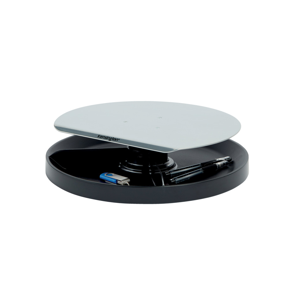 Supporto per monitor Kensington SmartFit™ Spin2 con vassoio rotante di 360° nero - K52787WW - Image 5
