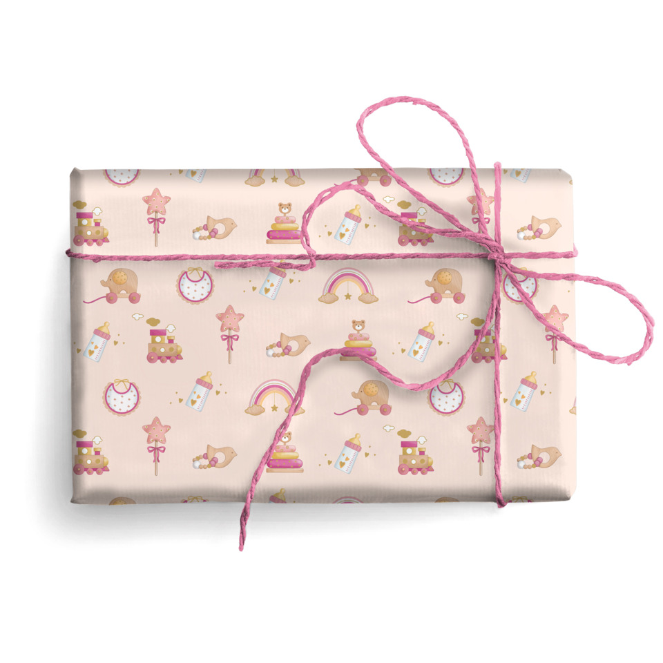Carta regalo Kartos linea Baby 70x100 cm - conf. da 100 fogli in soggetti assortiti - 18345 - Image 4