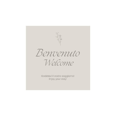 Cartolina di benvenuto Ristocart conf. 250 pz 15x15 cm CARD1515250