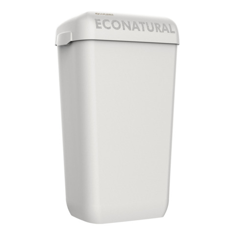 Cestino porta rifiuti 23 L Lucart Professional Econatural Flow 55,8x34,5x23 cm bianco - 892517
