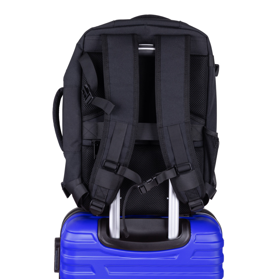 Zaino per laptop Donau Travel modello Warsaw - porta USB integrata - fino a 15,6'' - 23 L colore nero - 11571341-05 - Image 3