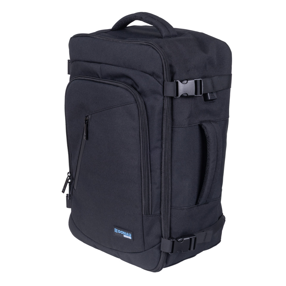 Zaino per laptop Donau Travel modello Warsaw - porta USB integrata - fino a 15,6'' - 23 L colore nero - 11571341-05 - Image 5