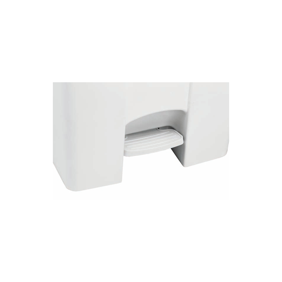Contenitore mobile a pedale Medial Contitop 70L in PP bianco 115570 - Image 3