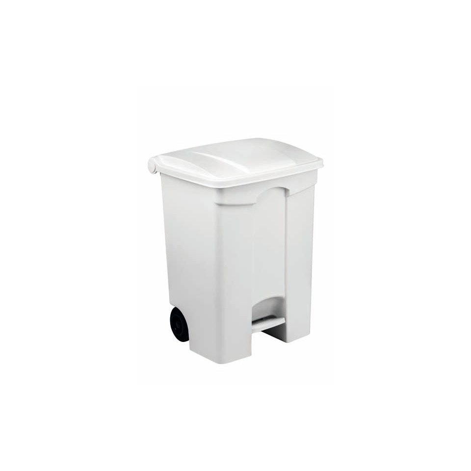 Contenitore mobile a pedale Medial Contitop 70L in PP bianco 115570 - Image 4