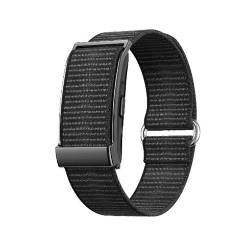 Braccialetto fitness screenless Nilox per monitoraggio della salute - IP68 - doppio cinturino nero e grigio -