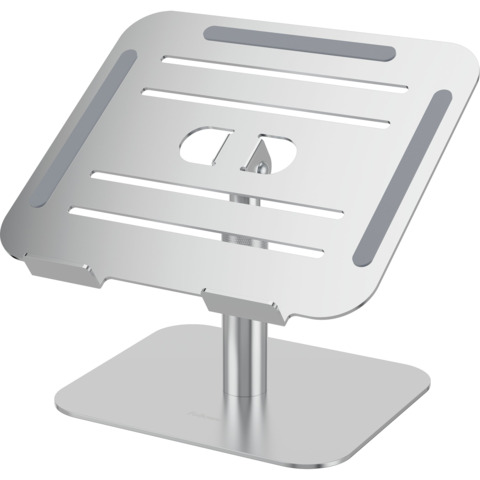Supporto laptop da scrivania Fellowes Alumia regolabile in altezza argento 100138880