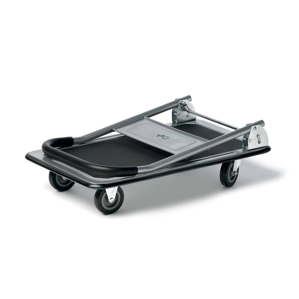 Carrello portapacchi Serena Group in lamiera rinforzata grigio/nero 91x61x87 cm - portata 300 kg - PZS250 - Image 3