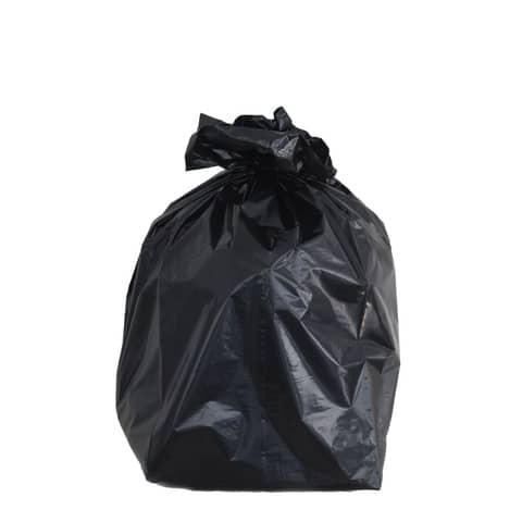 Sacchi immondizia per rifiuti inorganici Rolsac 103 L 72x110 cm - 47 µm nero - conf. 200 pezzi - 20400