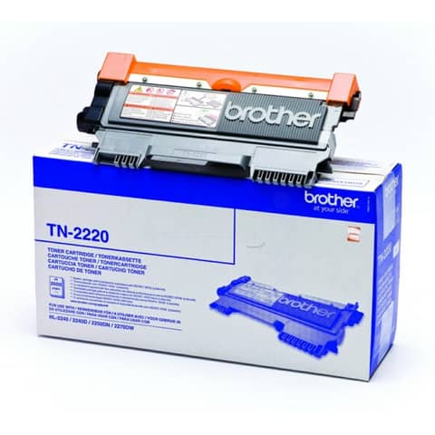 Toner alta resa 2200 Brother nero TN-2220