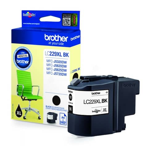 Cartuccia inkjet alta resa LC-229 Brother nero LC-229XLBK