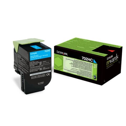 Toner return program 702C Lexmark ciano 70C20C0