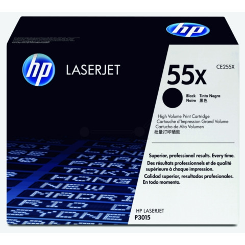 Toner alta capacità 55X HP nero CE255X