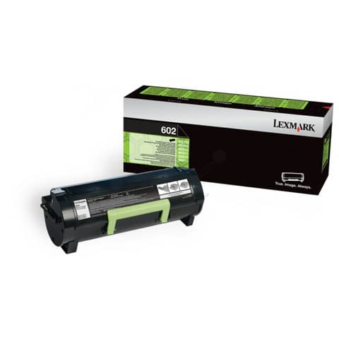 Toner return program 602 Lexmark nero 60F2000