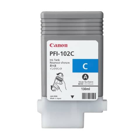 Serbatoio inchiostro PFI-102C Canon ciano 0896B001AA