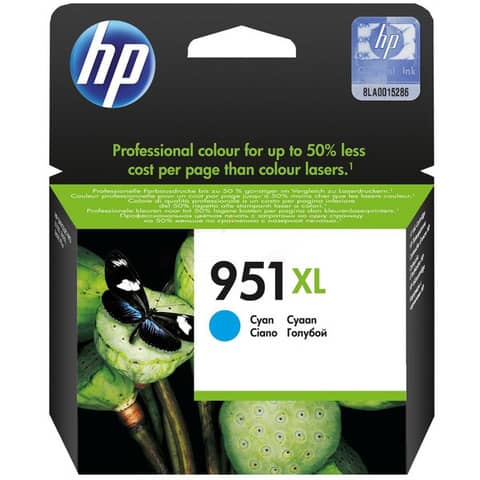 Cartuccia inkjet 951XL HP ciano CN046AE