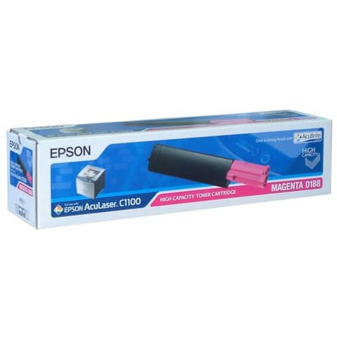 Toner alta capacità 0188 Epson magenta C13S050188