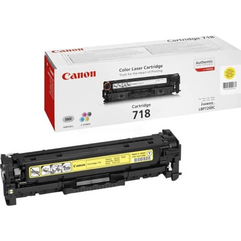 Toner CRG 718 Y Canon giallo 2659B002