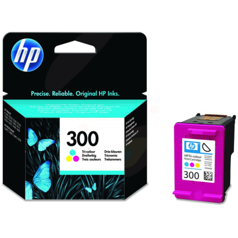 Cartuccia inkjet con inchiostro Vivera 300 HP 3 colori CC643EE