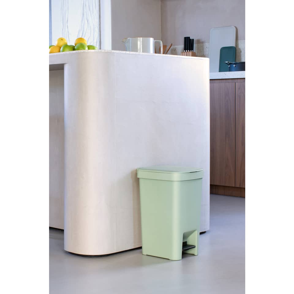 Pattumiera a pedale Brabantia StepUp per raccolta differenziata - capacità 16 L - jade green - 800320 - Image 4