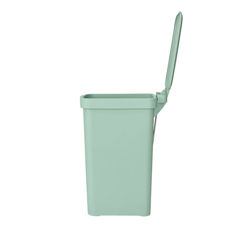 Pattumiera a pedale Brabantia StepUp per raccolta differenziata - capacità 16 L - jade green - 800320 - Image 3