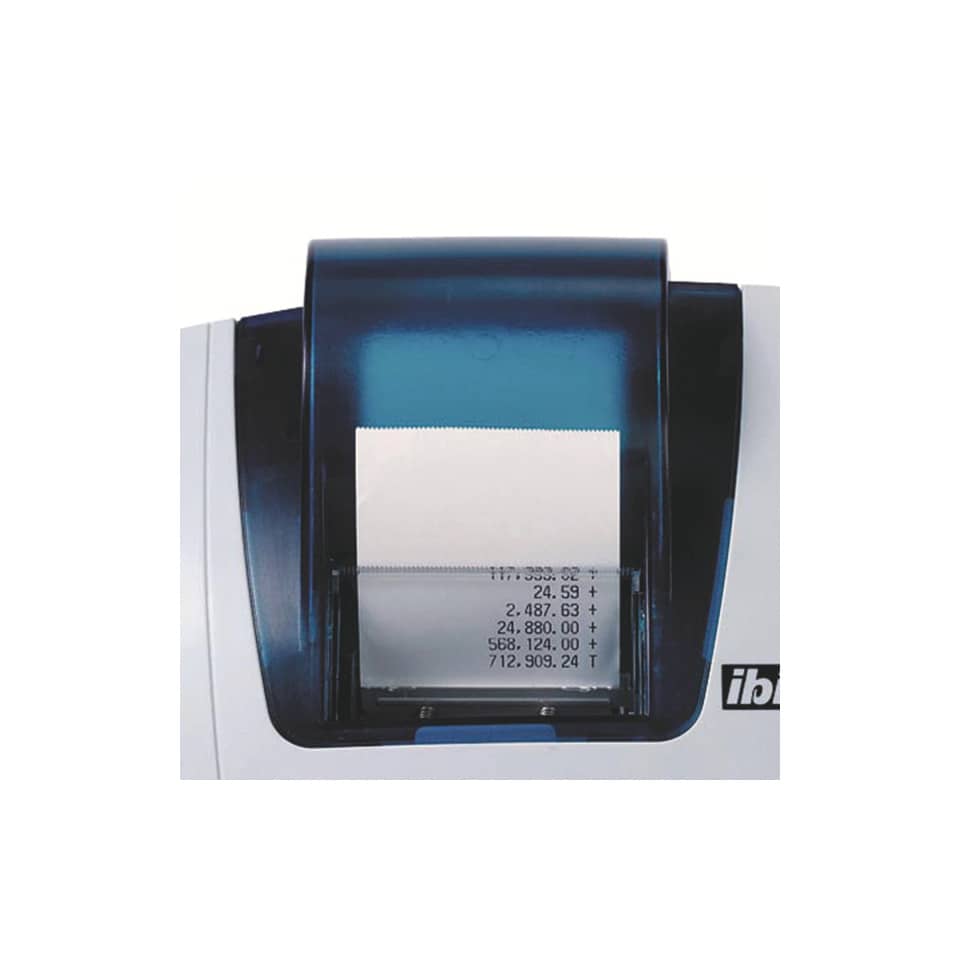 Calcolatrice scrivente termica IBICO 1491X - display 14 cifre - bianco/azzurro - IB404207 - Image 5