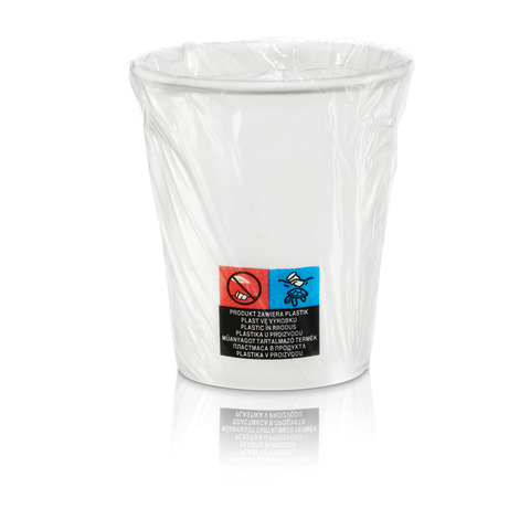 Bicchieri carta Dopla Professional 250 ml conf. 250 pz imbustati singolarmente bianchi - 7885
