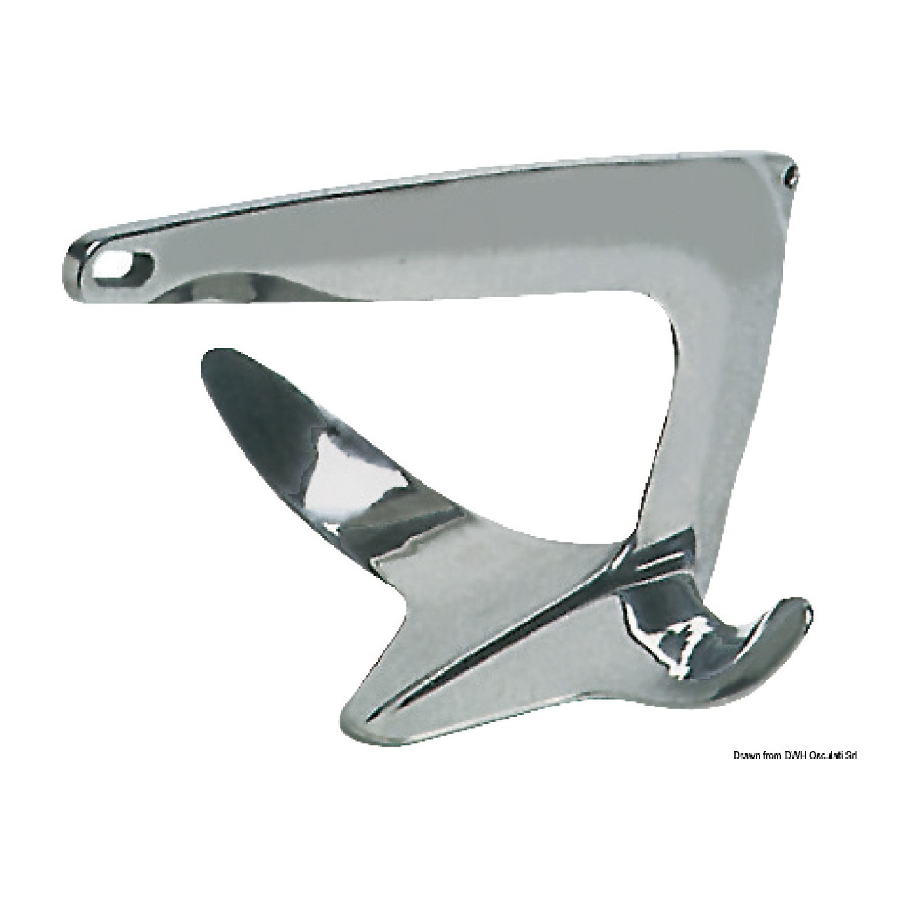 Osculati Ancora Trefoil inox 5 kg