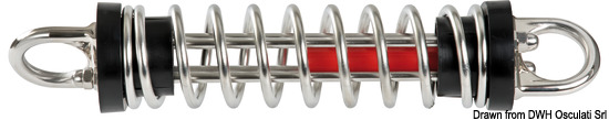 Douglas marine Molla ormeggio barca silenziata 90 x 480 mm filo 12 mm