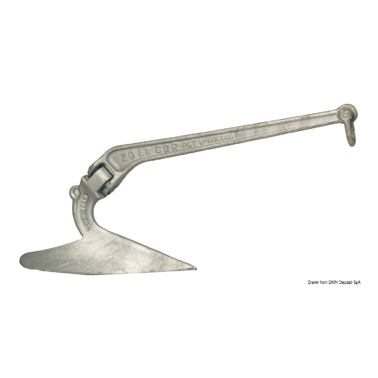 Lewmar Ancora originale CQR 9 kg
