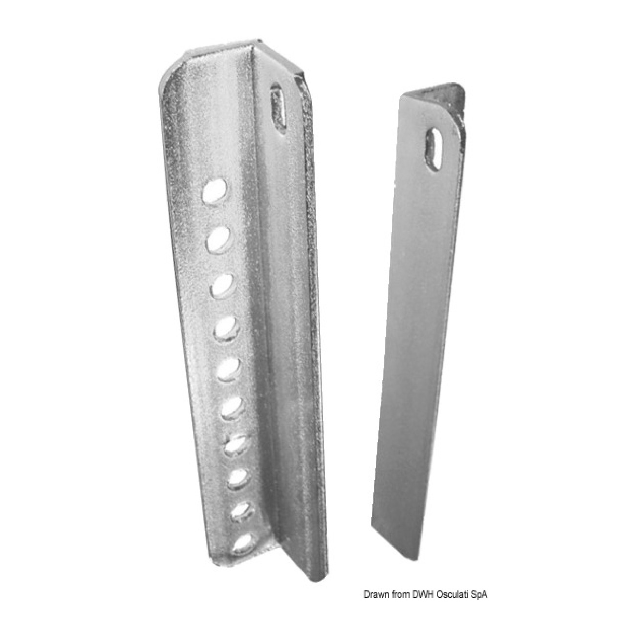 Osculati Angolari multiforo 250 mm 02.029.58 - 1 Coppia